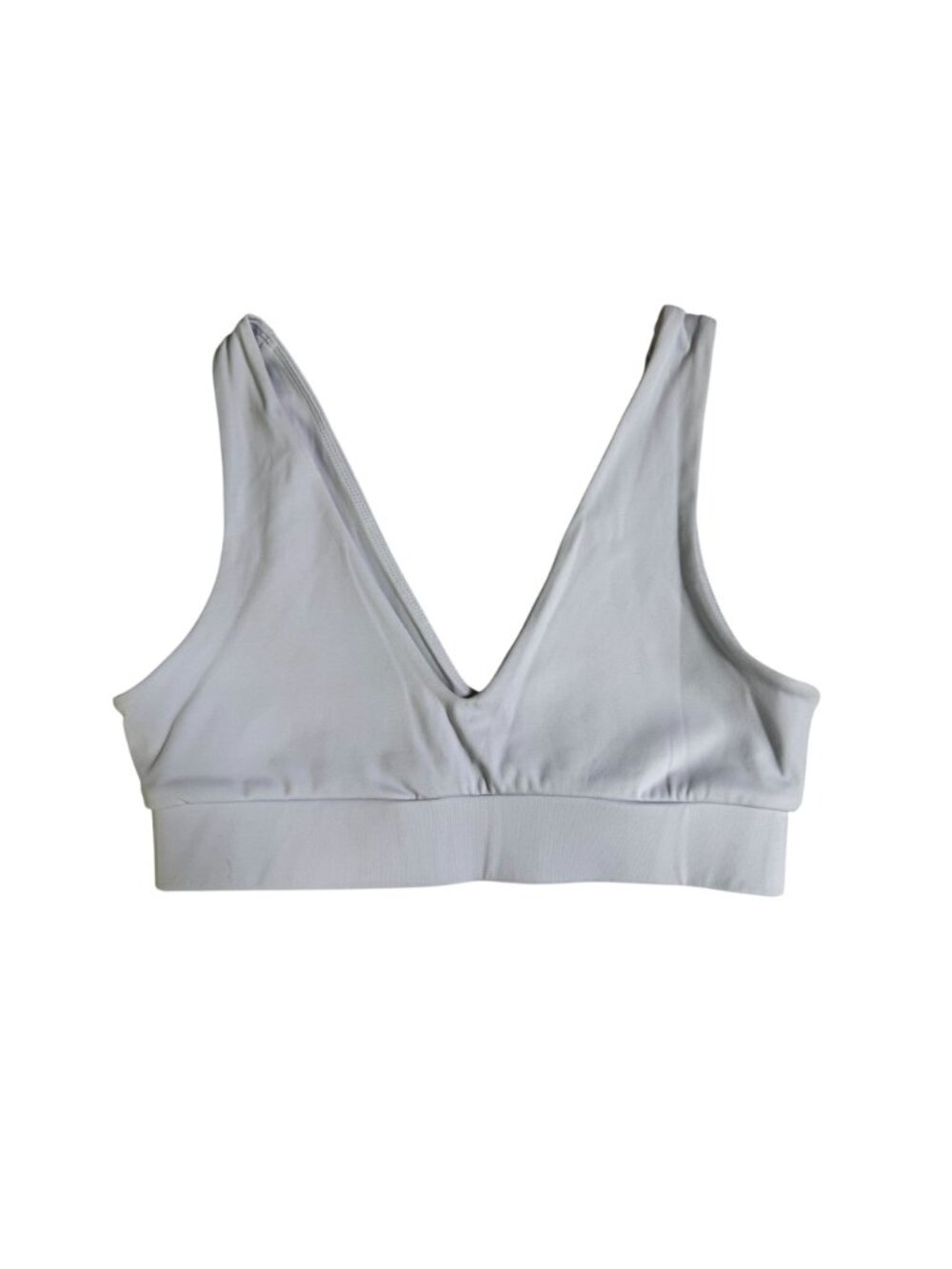 Daily Drills Womens V-Neck Sports Bra Light Lavender Purple Size Medium Athletic - Picture 2 of 11